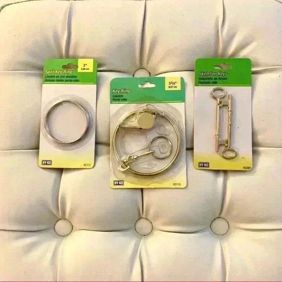 3 Pc Key Ring Set - Picture 2 of 5
